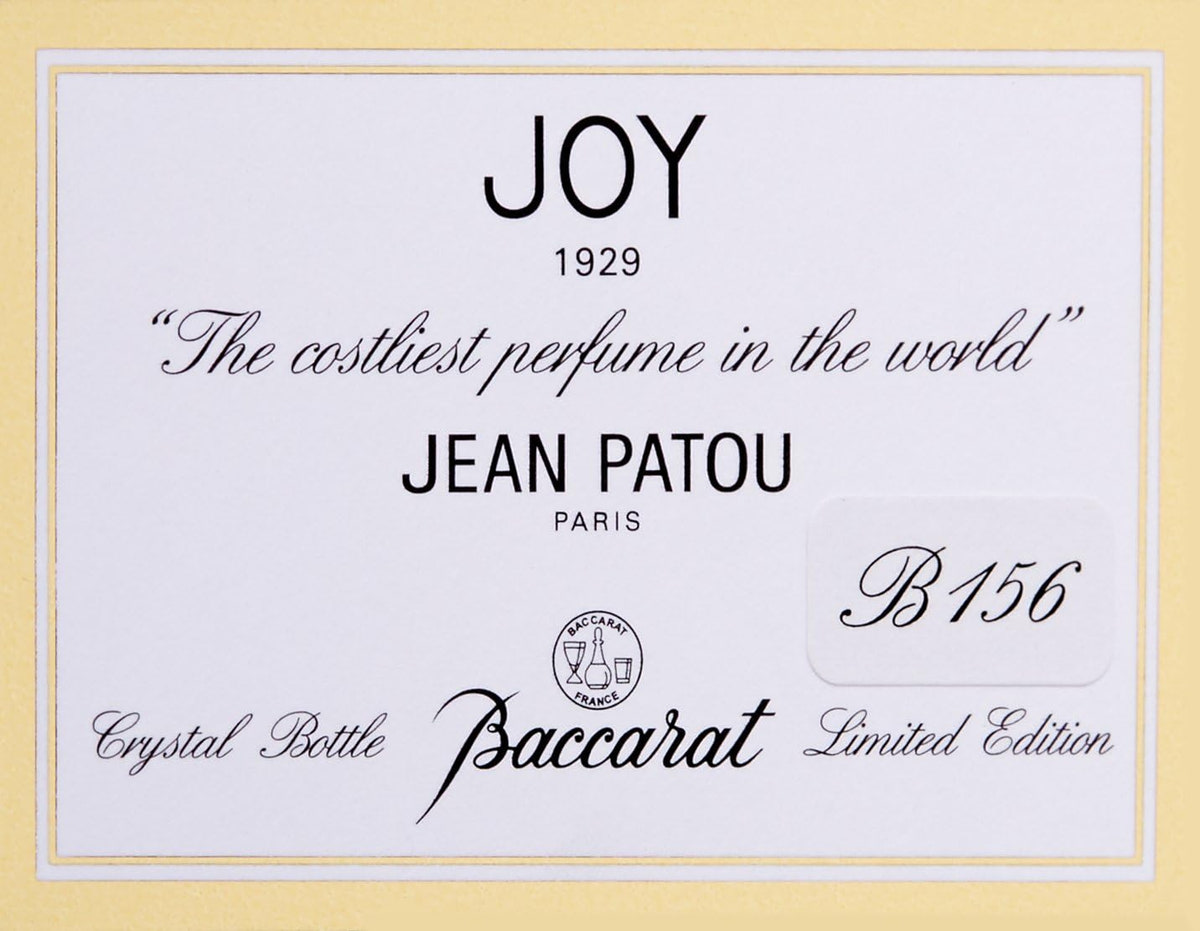Jean Patou Joy Parfum Baccarat Edition Parfum 30ml Spray