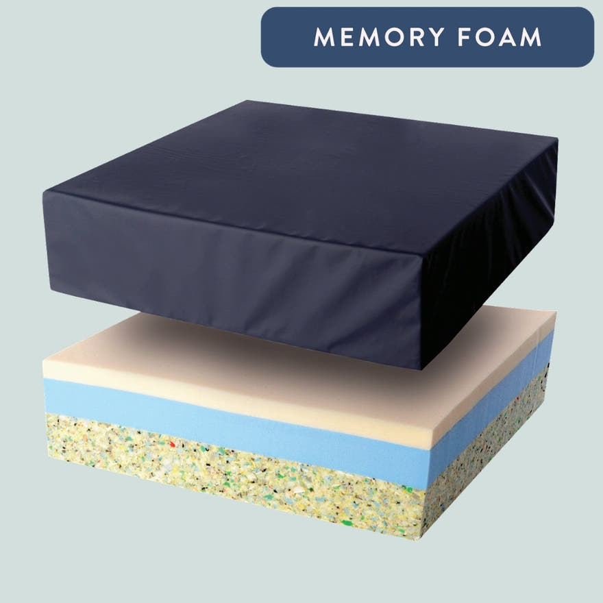 Heavy Duty Bariatric Seat Cushion, High-Density Memory Foam Pressure Relief Chair Pad