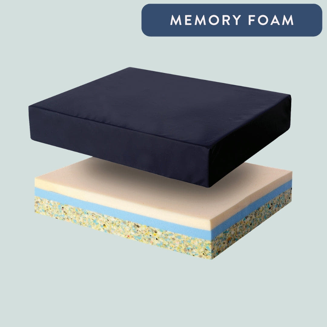 Bariatric Seat Cushion Heavy Duty | Memory Foam Extra Support Standard