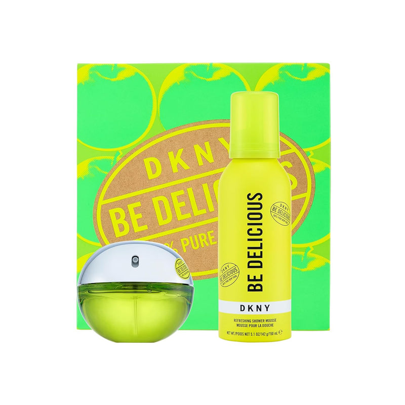 DKNY Be Delicious Gift Set 100ml EDP + 150ml Refreshing Shower Mousse
