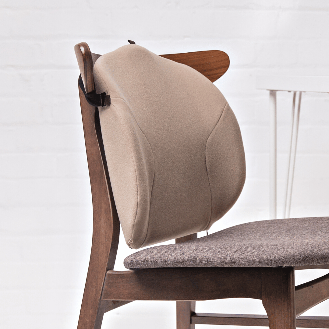 Ergonomic Lumbar Support Back Cushion Beige