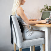 Weighted Lumbar Support Cushion | Chair Back Support Pillow