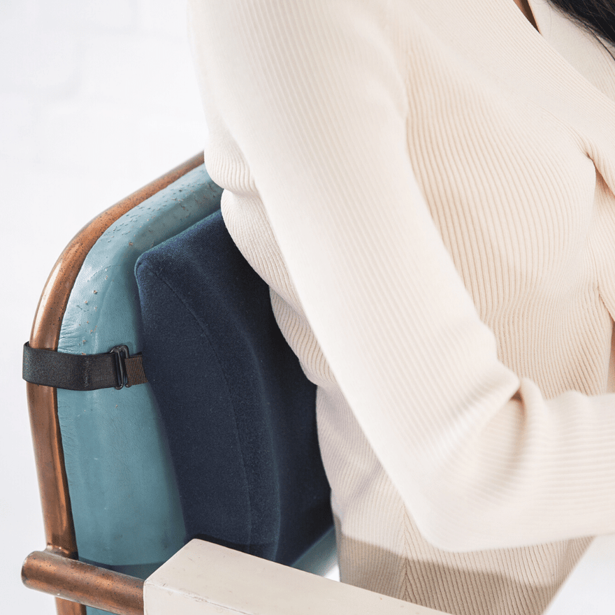 Compact Lumbar Support for Office Chair & Travel