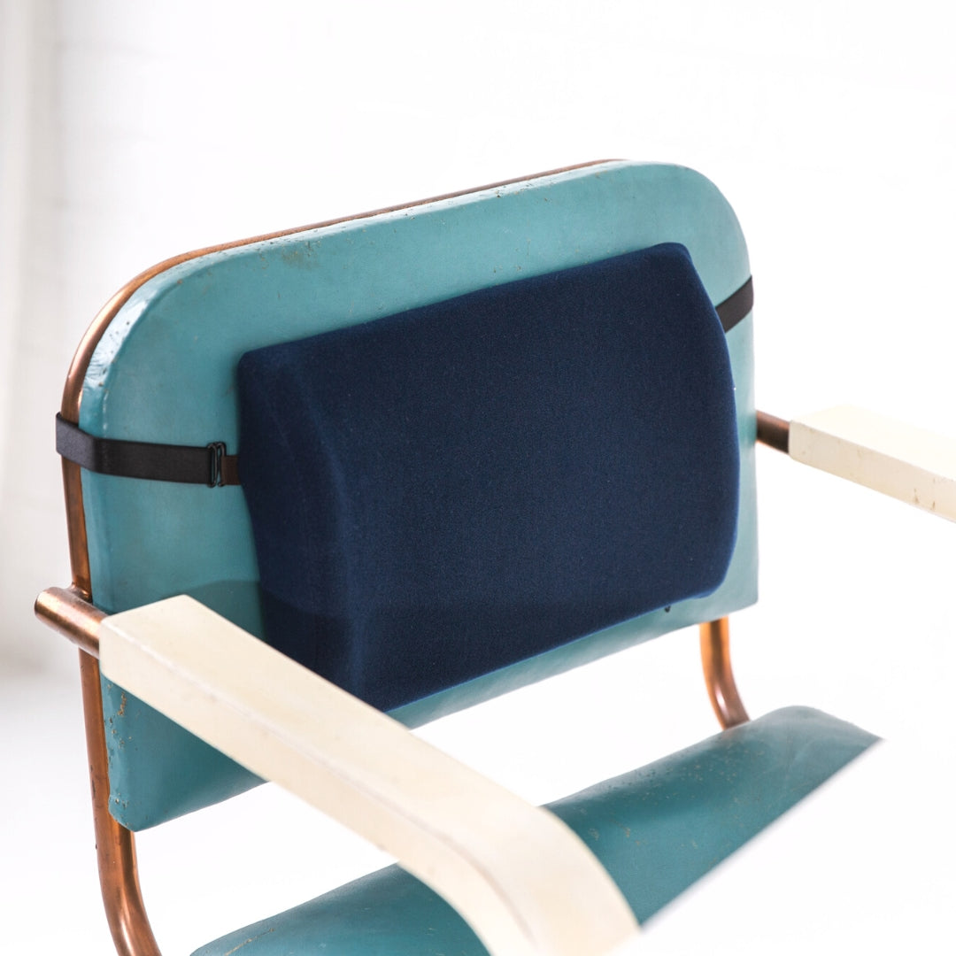 Strap-Adjustable Lumbar Love: Your Compact Solution to Office Comfort - Back Support