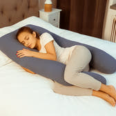 U Shaped Pregnancy Pillow UK Full Body Maternity Body Pillow Grey