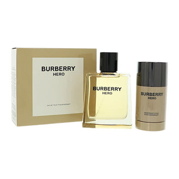 Burberry Hero Gift Set 100ml Eau de Toilette + 75ml Deodorant Stick