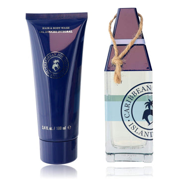Caribbean Joe Azure Sails Gift Set 125ml EDT + 100ml Hair & Body Wash