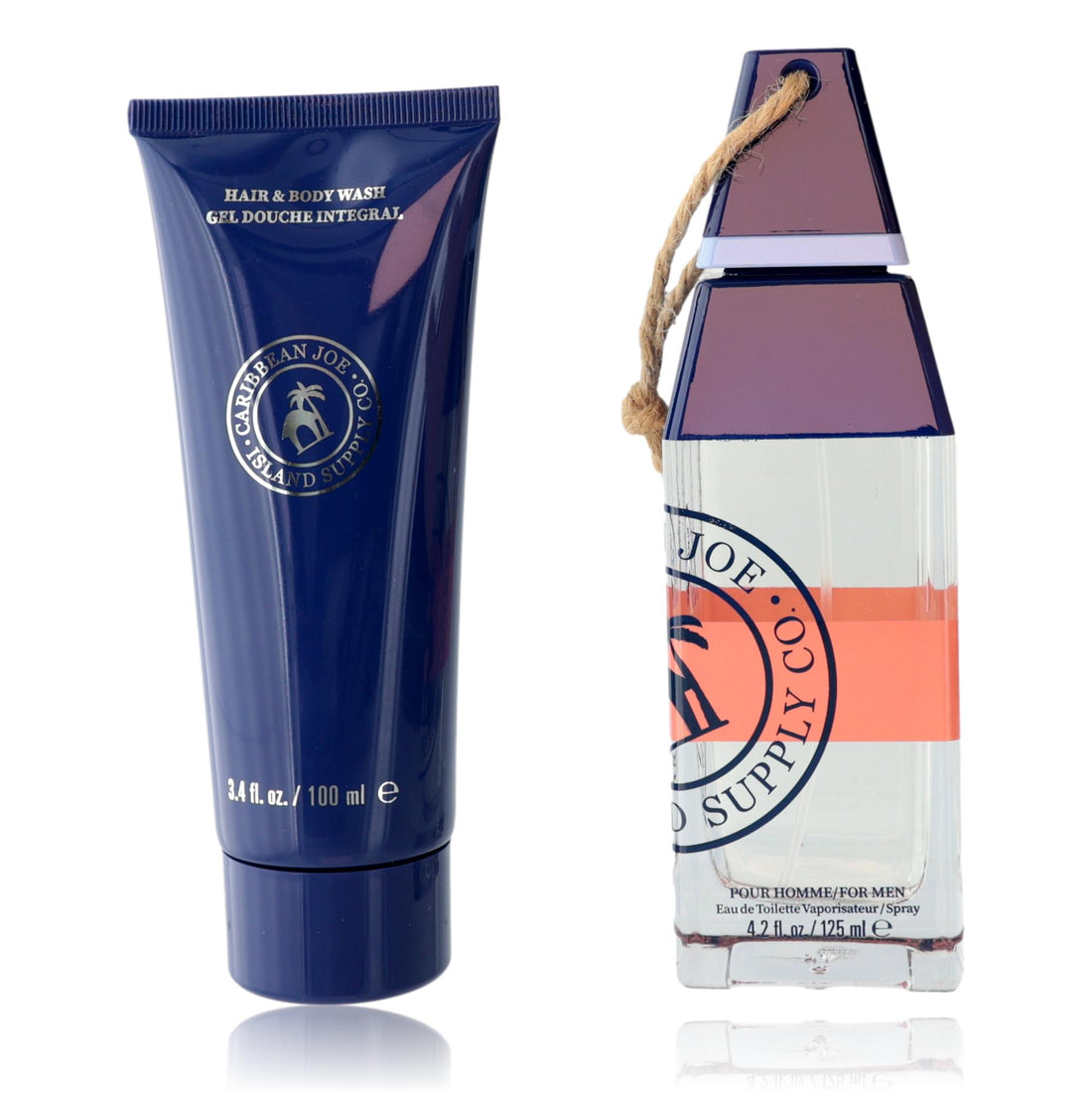 Caribbean Joe Island Musk Gift Set 125ml EDT + 100ml Hair & Body Wash
