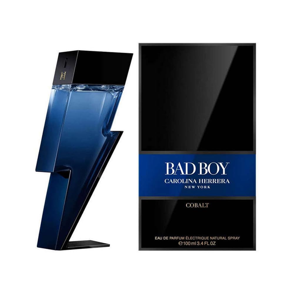 Carolina Herrera Bad Boy Cobalt Gift Set 100ml EDP + 100ml Shower Gel + 10ml EDP