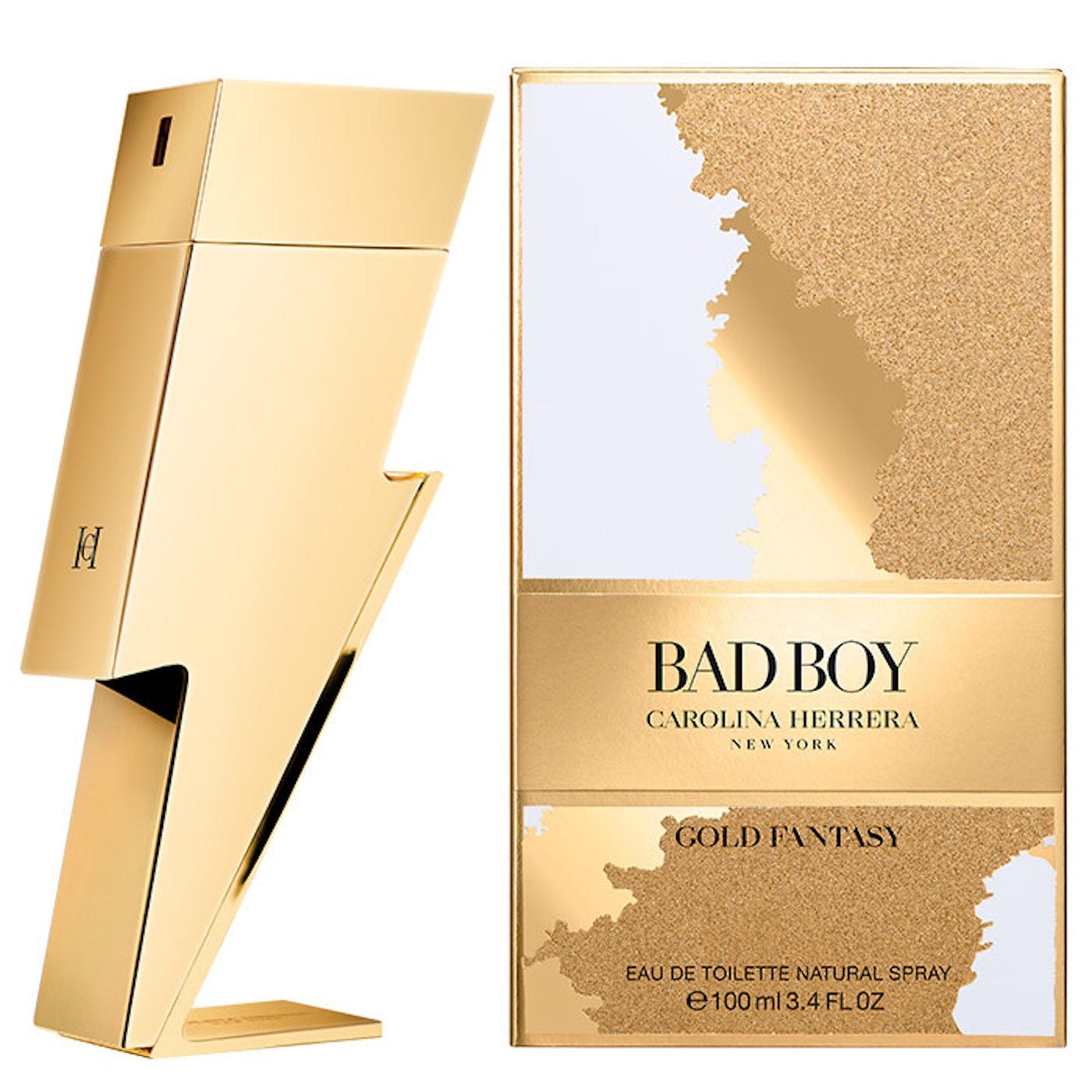 Carolina Herrera Bad Boy Gold Fantasy Eau de Toilette 100ml Spray