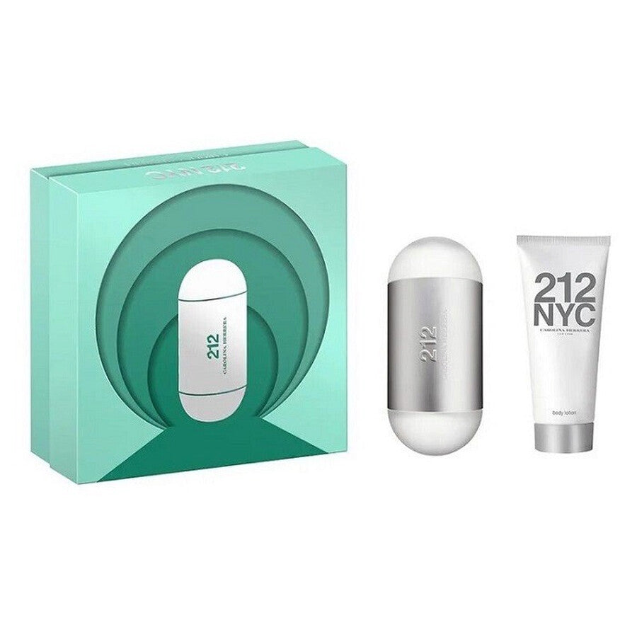 Carolina Herrera 212 NYC Gift Set 100ml EDT + 100ml Body Lotion + 10ml EDT