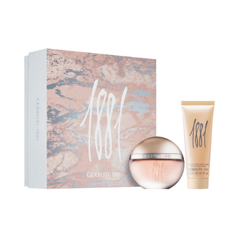 Cerruti 1881 Pour Femme Gift Set 50ml EDT + 75ml Body Lotion