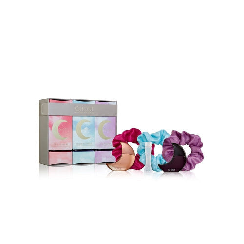 Ghost Mini Cracker Collection 10ml Orb of Night EDP + 10ml Deep Night EDT + 5ml Ghost EDT + 3 Scrunchies