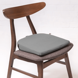 Seat Wedge Cushion for Car & Office Chair with Adjustable Strap Grey