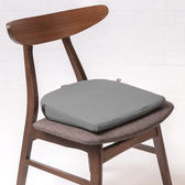 Seat Wedge Cushion for Car & Office Chair with Adjustable Strap Grey
