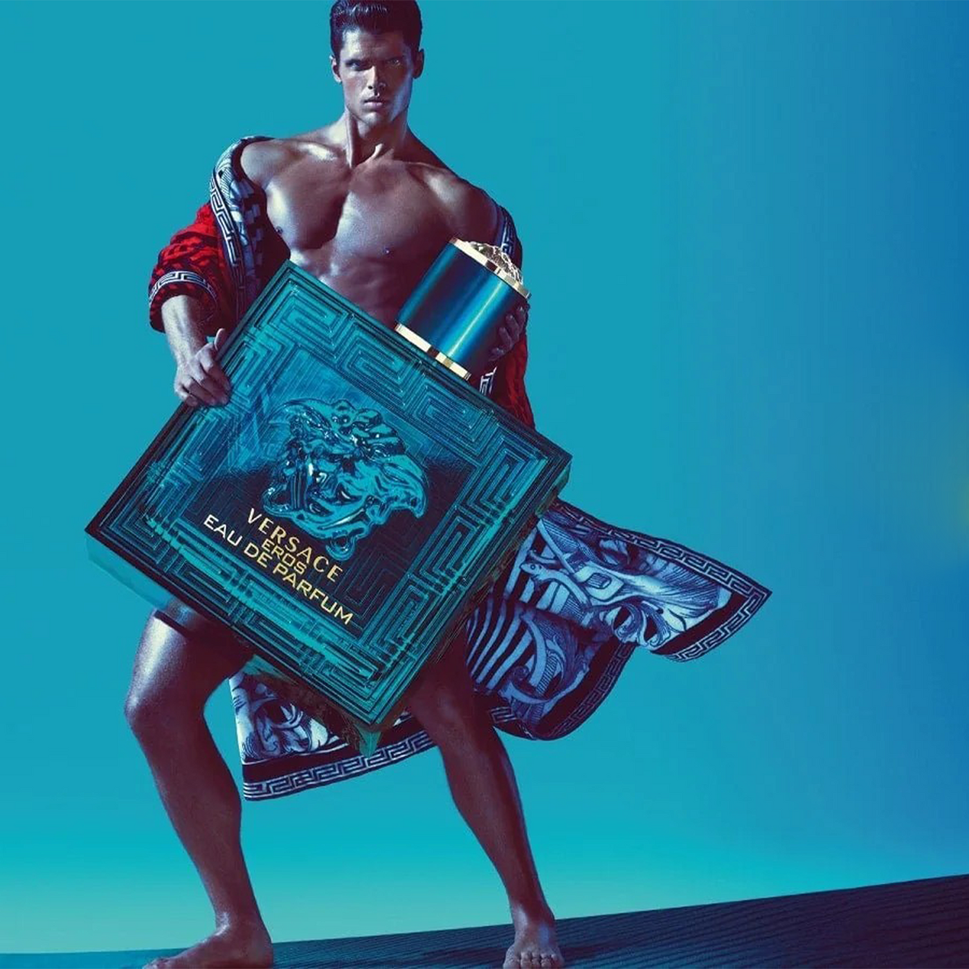Versace Eros Gift Set 100ml EDP + 5ml EDP + 150ml Bath and Shower Gel