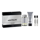 Mont Blanc Explorer Platinum Gift Set 100ml EDP + 100ml Shower Gel +2x 7.5ml EDP