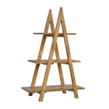 Ladder Style Open Display Unit Chest of Drawers | Oak Mango Wood