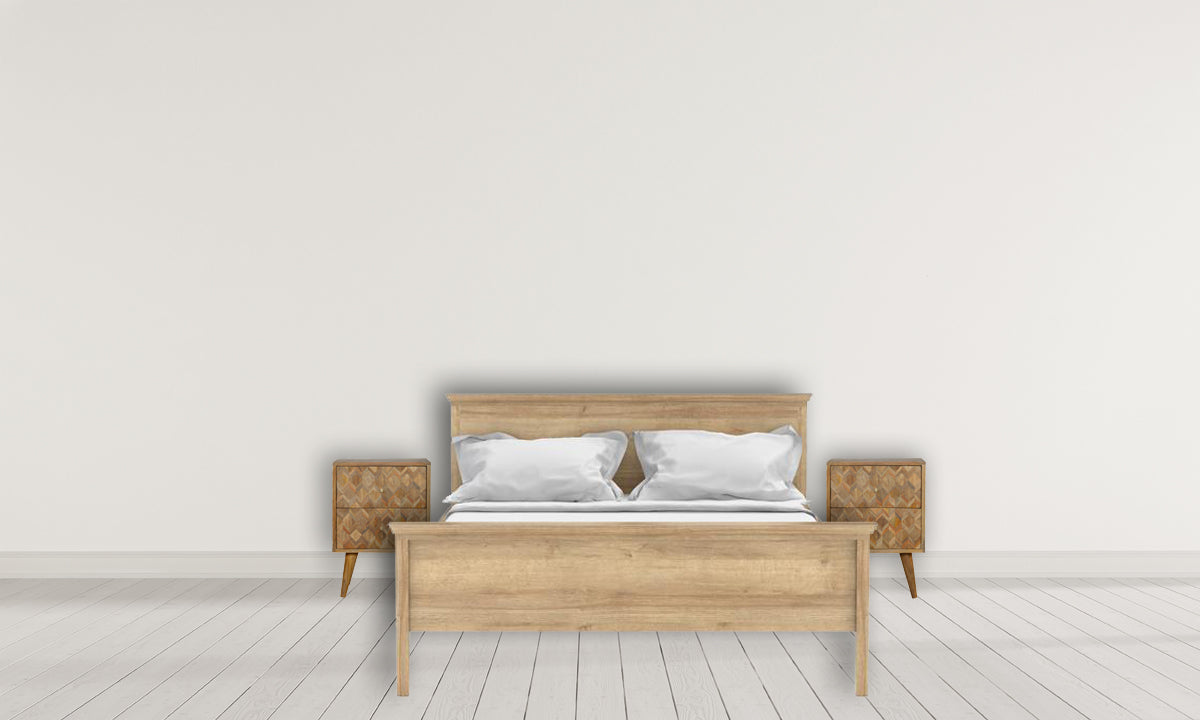 Assorted Oak-ish Bedside Table