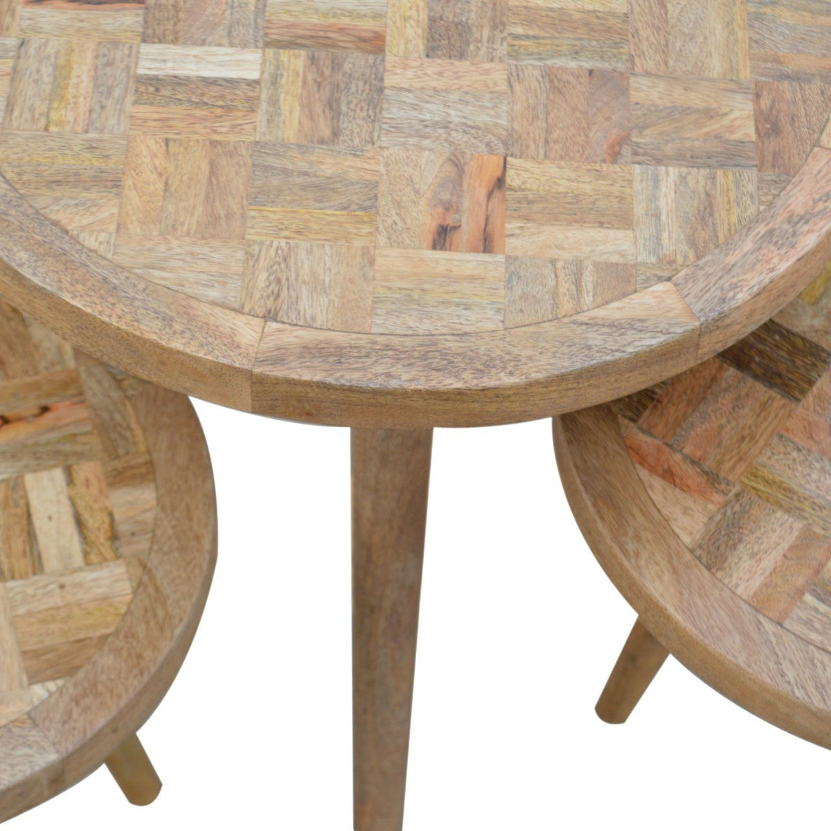 Patchwork Nesting Stools Footstool
