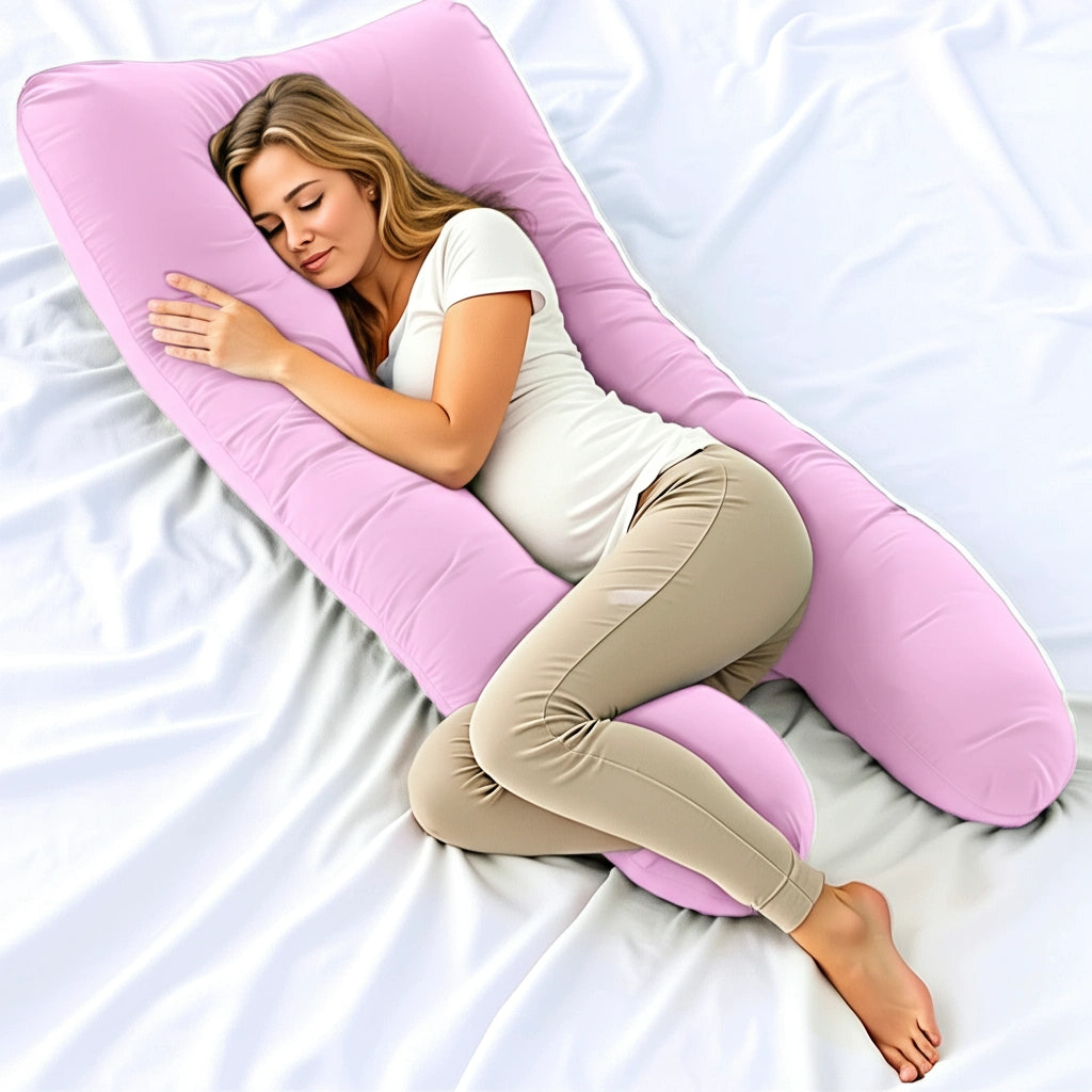 U Shaped Pillowcase Pink