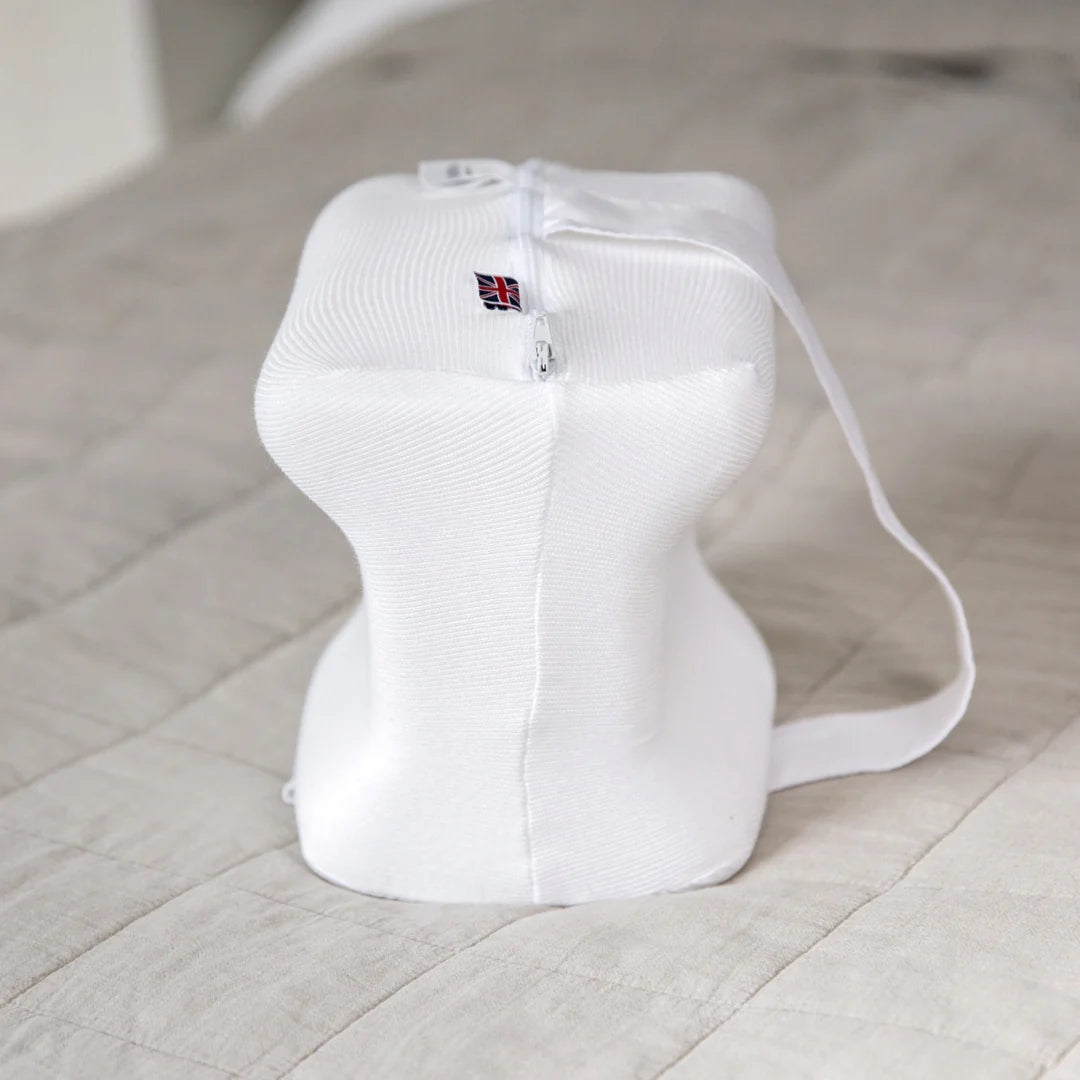 Slumber Serenity: Adjustable Strap Knee Pillow for the Discerning Side Sleeper