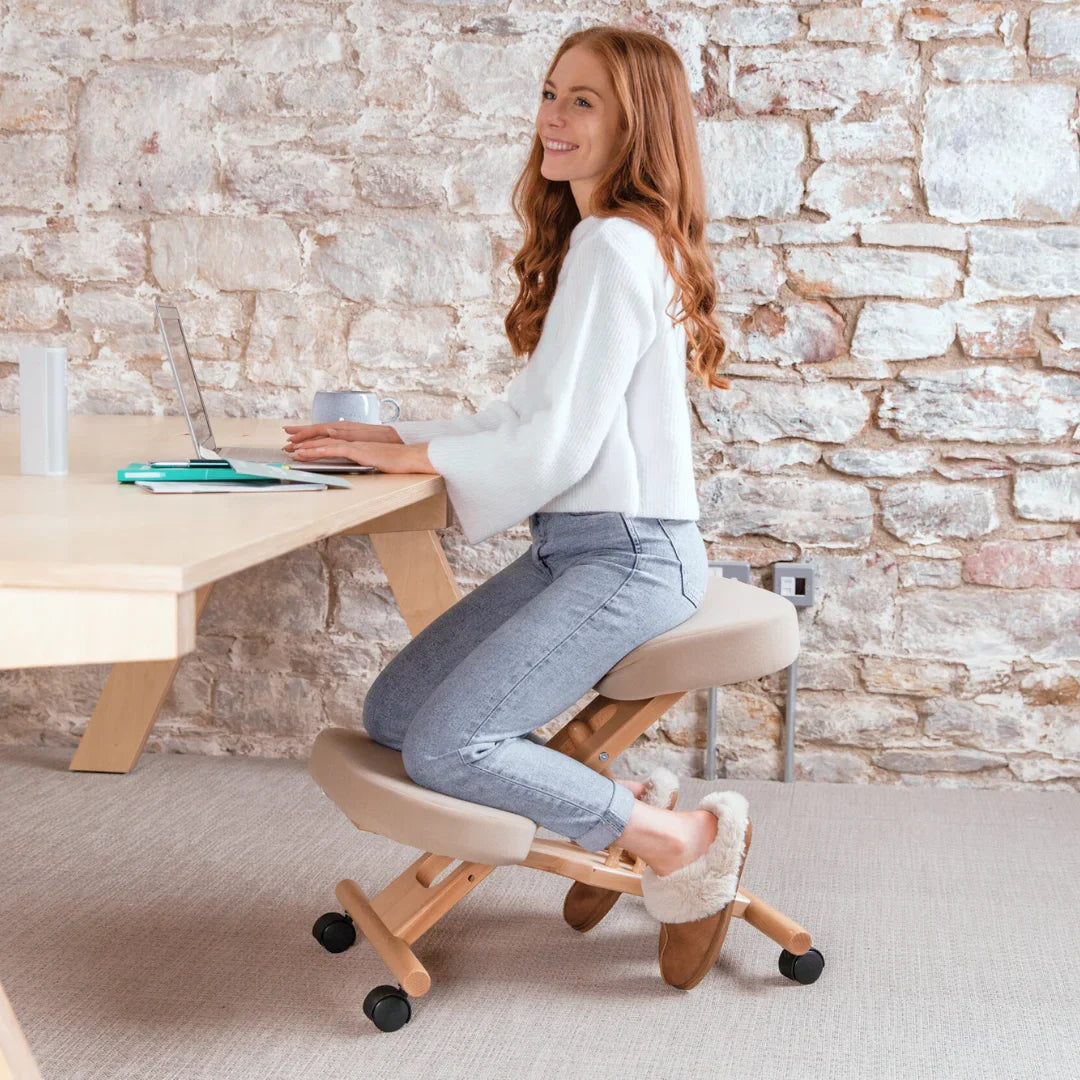 Posture-Perfecting Throne: The Ergonomic Kneeling Chair - Chairs