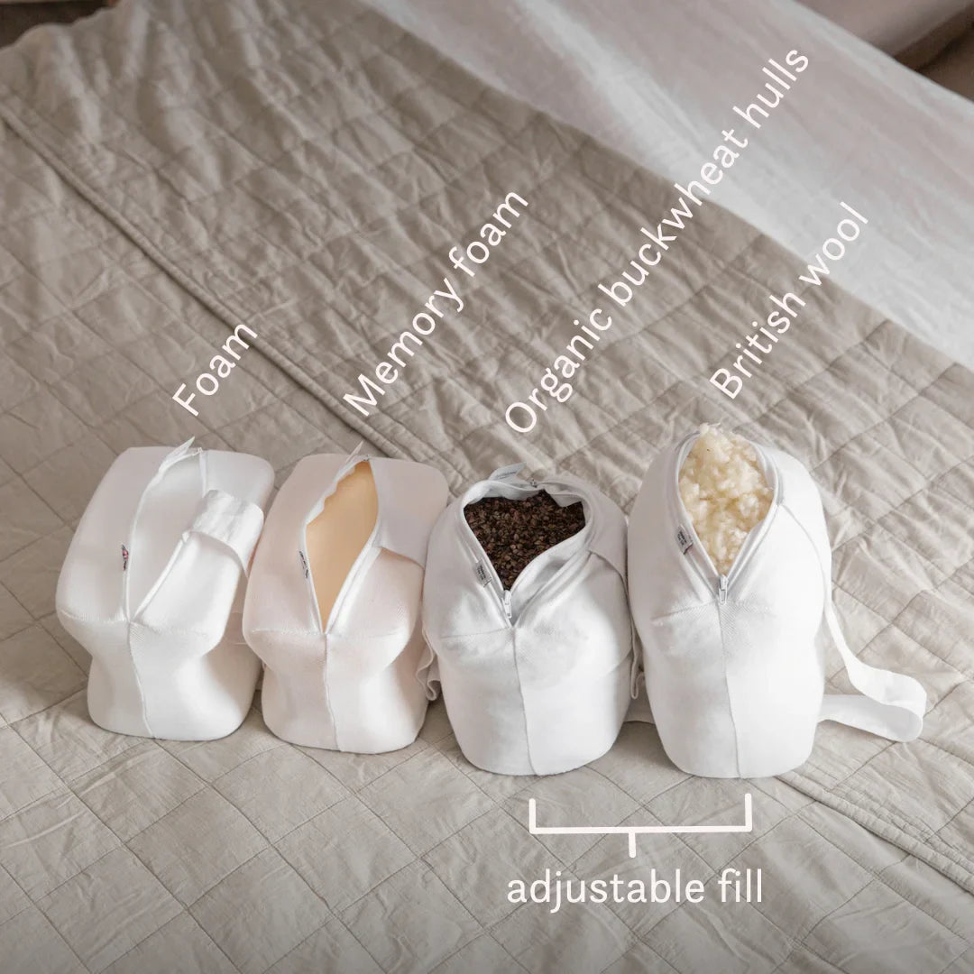 Slumber Serenity: Adjustable Strap Knee Pillow for the Discerning Side Sleeper