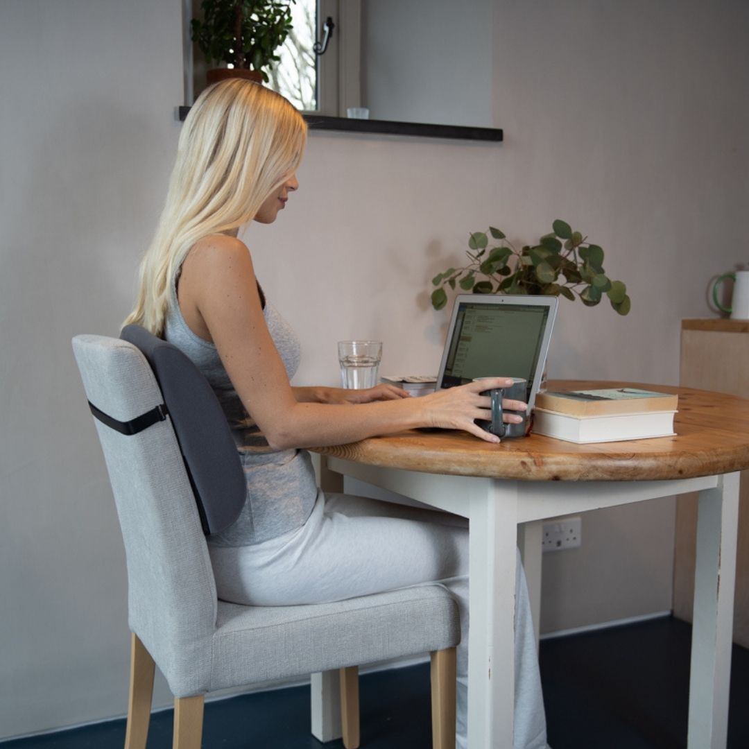 Embrace Comfort: Grandeur Back Support with Customizable Strapping - Your Office Throne’s Best Ally!