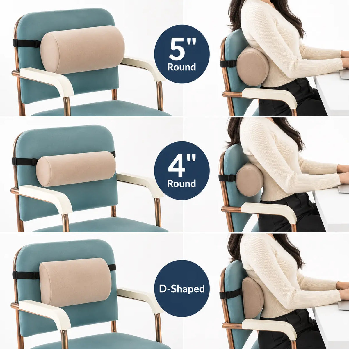 Orthopaedic Lumbar Support Roll Cushion