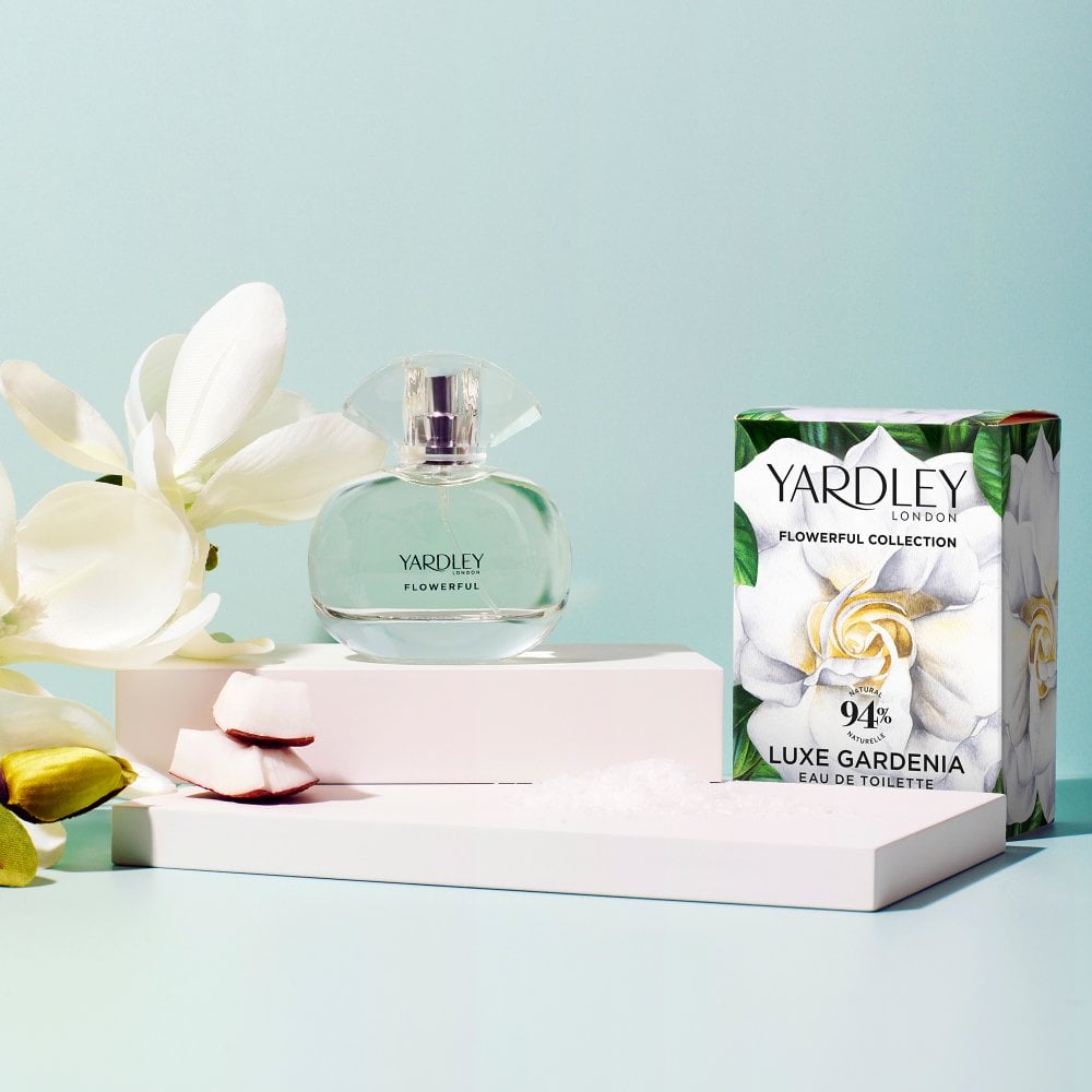 Yardley Luxe Gardenia Eau de Toilette 50ml Spray Women's Fragrance Default Title