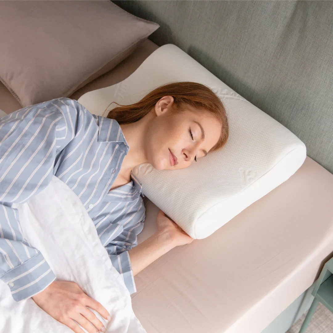 Memory Foam Contour Pillow | Adjustable Height Neck Support