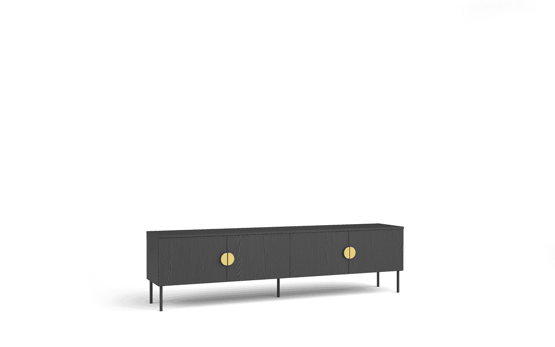 Mond 09 TV Cabinet 200cm - Graphite / Living Room