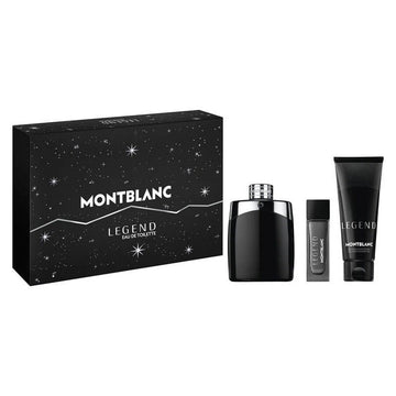 Mont Blanc Legend Gift Set 100ml EDT + 100ml Shower Gel + 7.5ml EDT