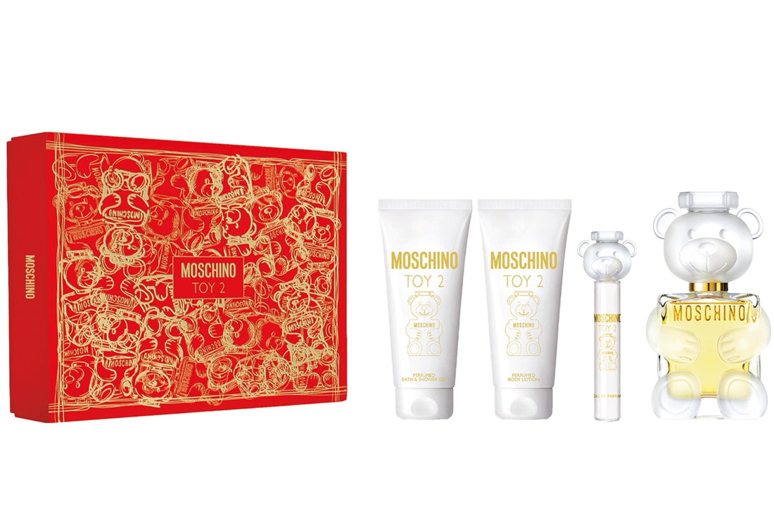 Moschino Toy 2 Gift Set 100ml Eau de Parfum + 10ml Eau de Parfum + 100ml Shower Gel + 100ml Body Lotion