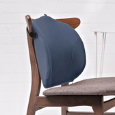 Ergonomic Chair Back Cushion | Lumbar & Side Support Backrest Blue