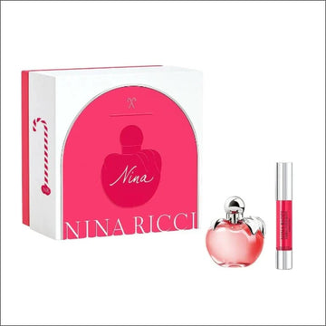 Nina Ricci Nina Gift Set 50ml EDT + 2.5g Its Lipstick - Iconic Pink