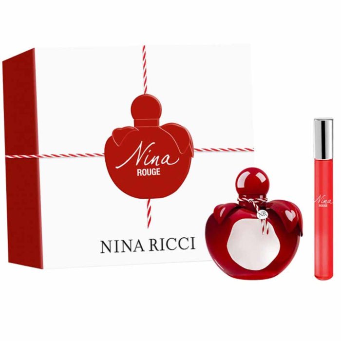 Nina Ricci Nina Rouge Gift Set 50ml EDT + 10ml Roll On EDT