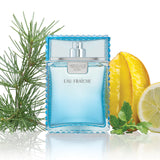 Versace Man Eau Fraiche Gift Set 100ml EDT + 5ml EDT + 150ml Shower Gel