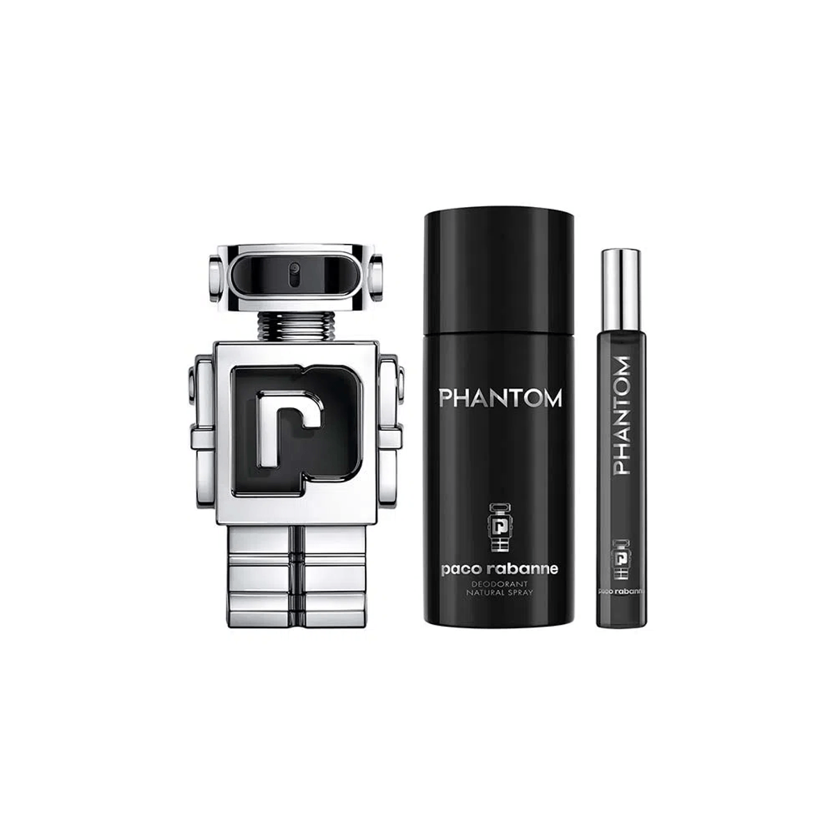 Paco Rabanne Phantom Gift Set 100ml EDT + 10ml EDT + 150ml Deodorant Spray