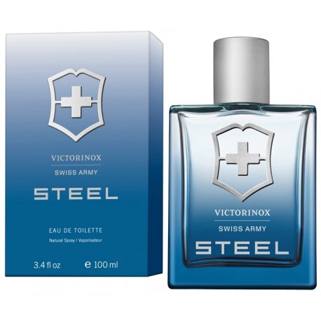 Swiss Army Black Steel Eau de Toilette 100ml Spray