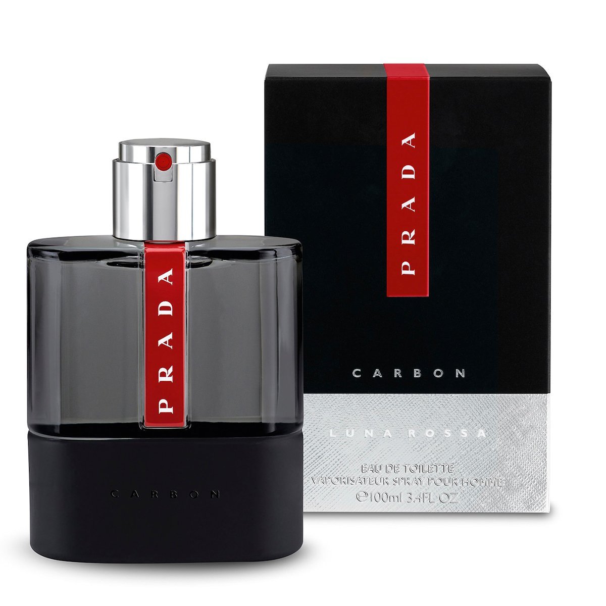 Prada Luna Rossa Carbon Eau de Toilette 100ml Spray Men's Fragrance