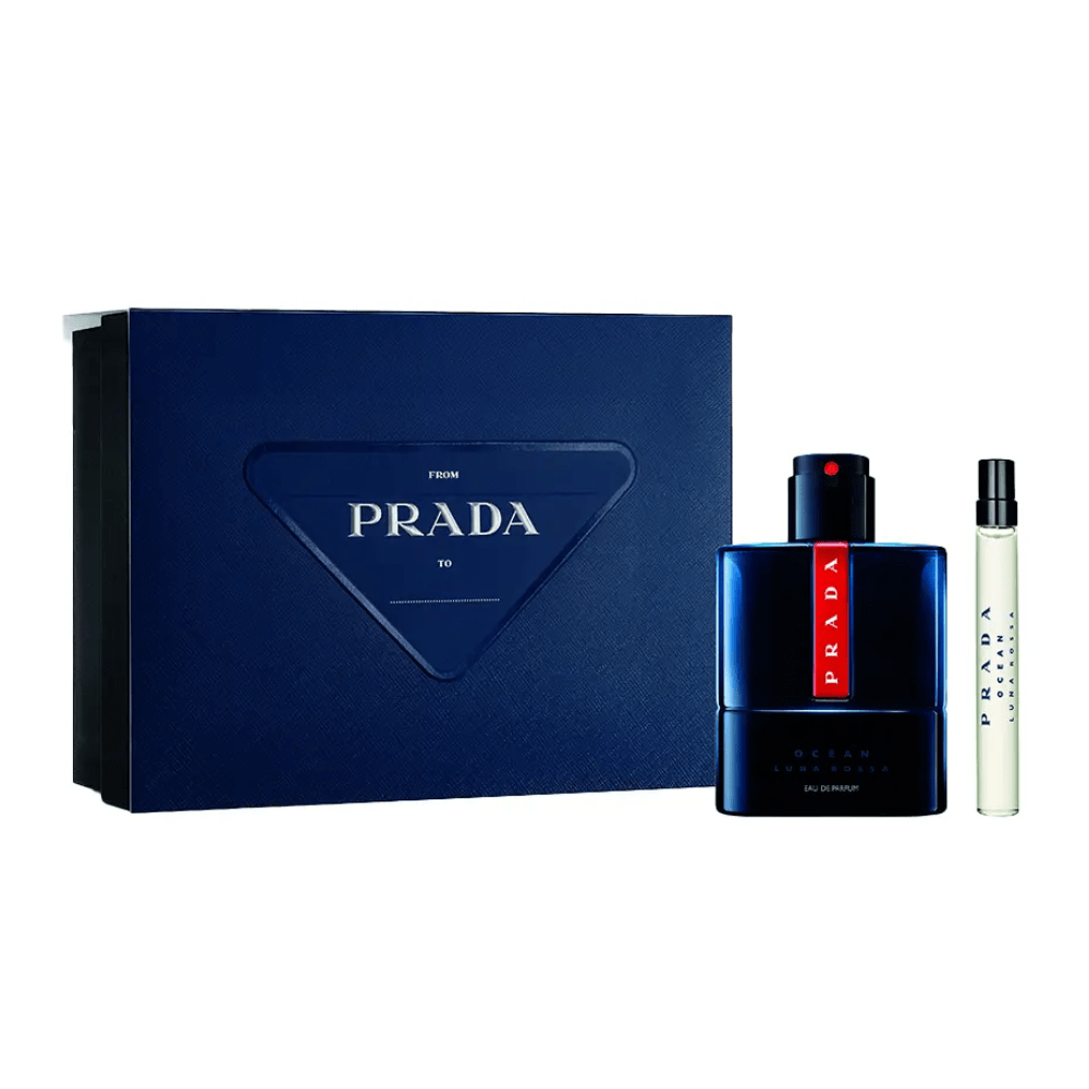 Prada Luna Rossa Ocean Eau de Toilette Gift Set 100ml EDT + 10ml EDT