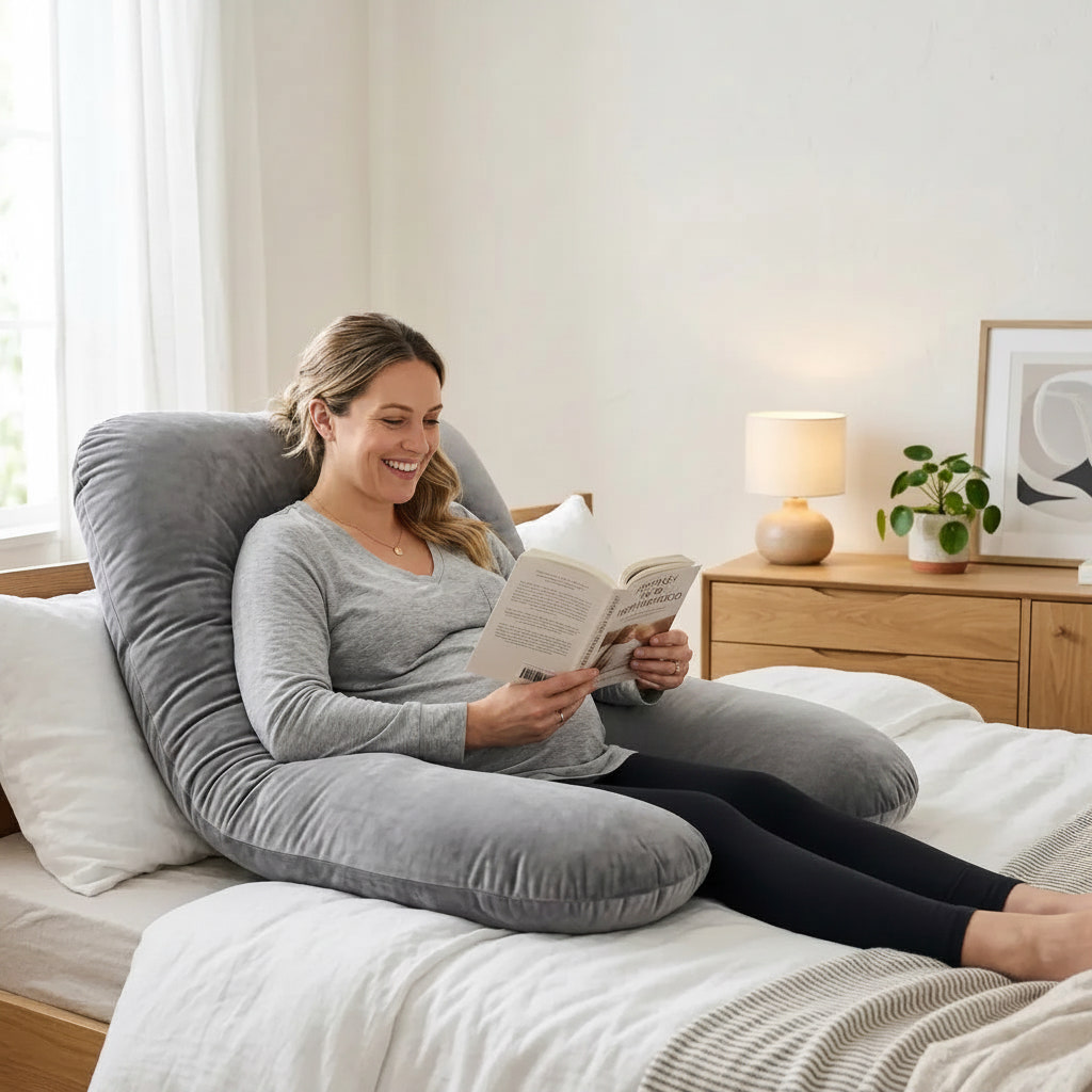 Pregnancy Pillow – U Shaped Full Body Maternity Pillow for Side Sleeping