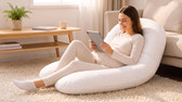 Full Body Pregnancy Pillow with Washable Cover