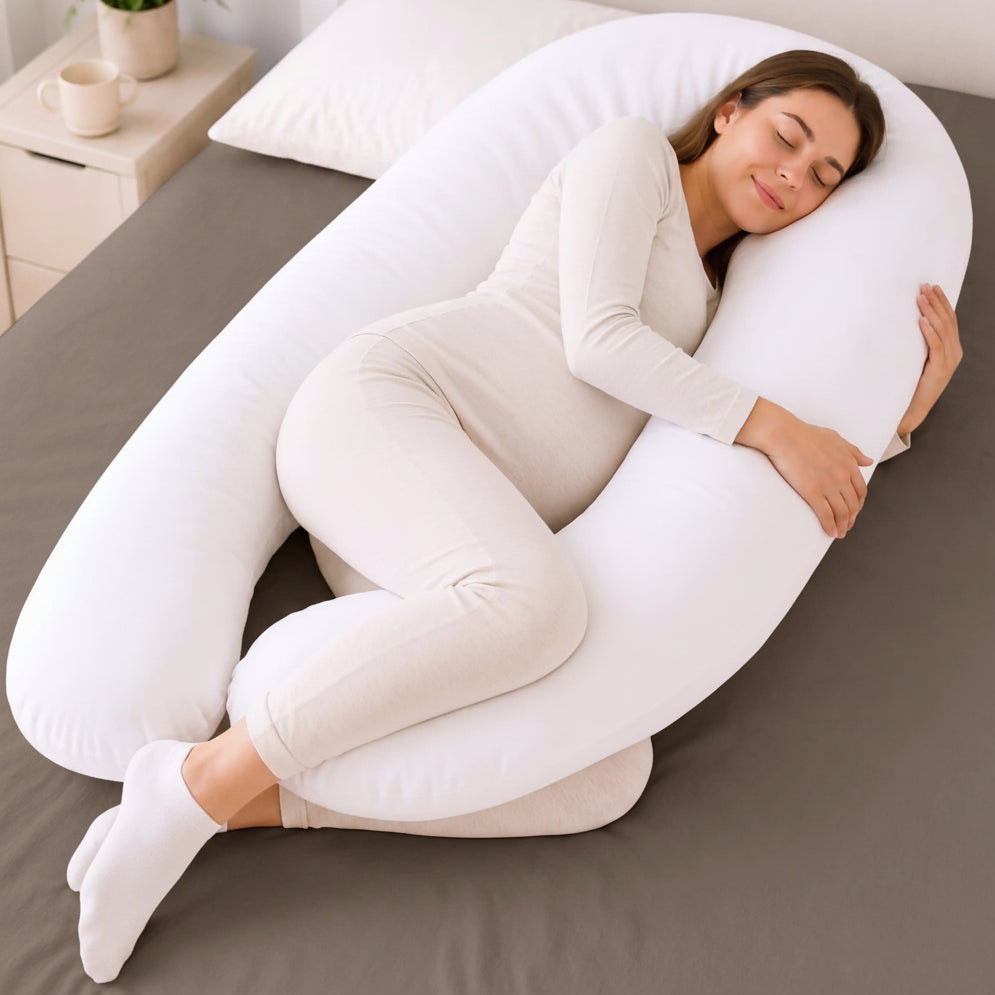 Full Body Pregnancy Pillow with Washable Cover