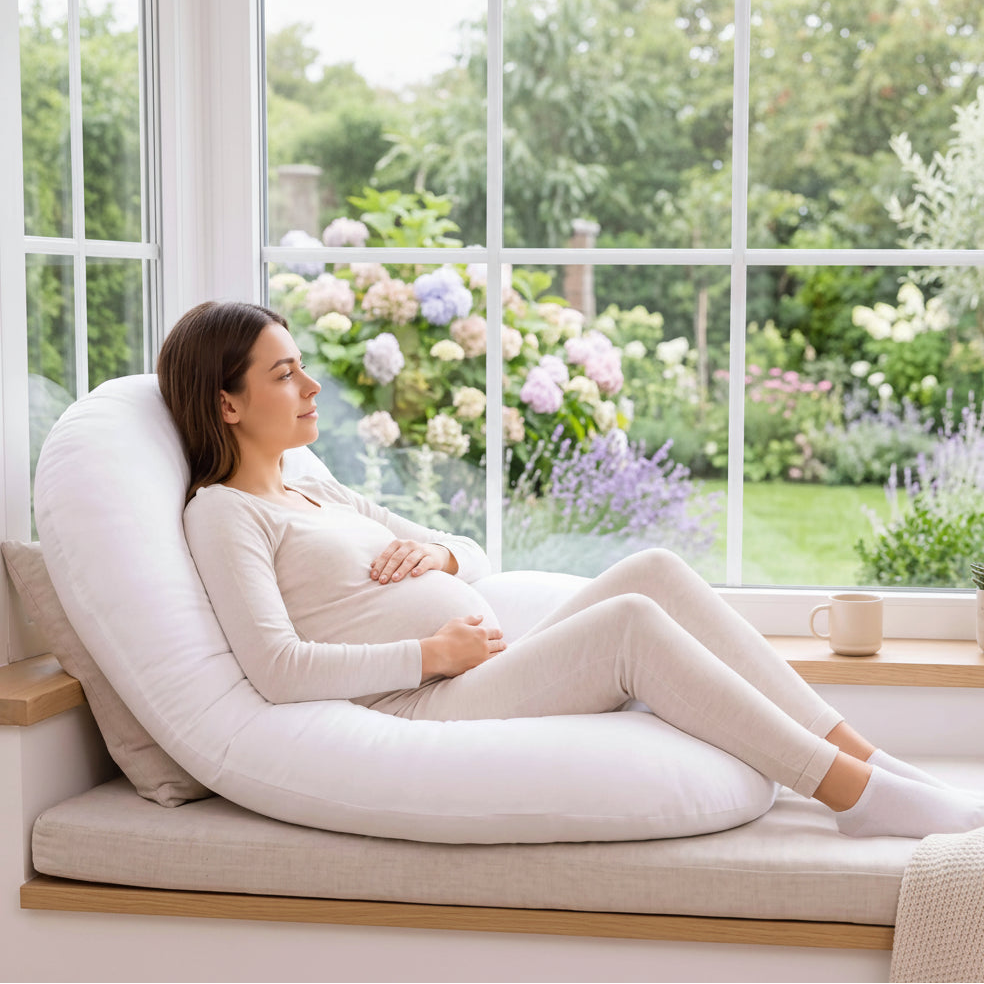 Full Body Pregnancy Pillow with Washable Cover