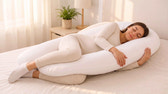 Full Body Pregnancy Pillow with Washable Cover
