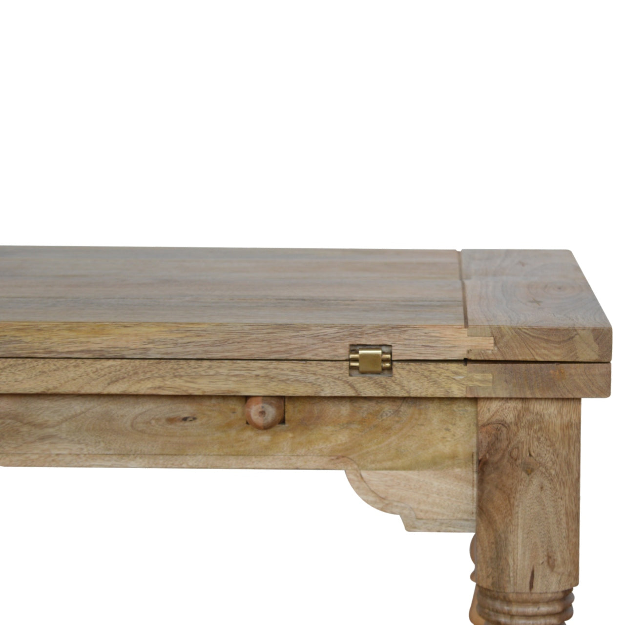 Granary Royale Trilogy Coffee Table | Distressed Oak Solid Mango Wood