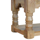 Granary Royale Trilogy Coffee Table | Distressed Oak Solid Mango Wood